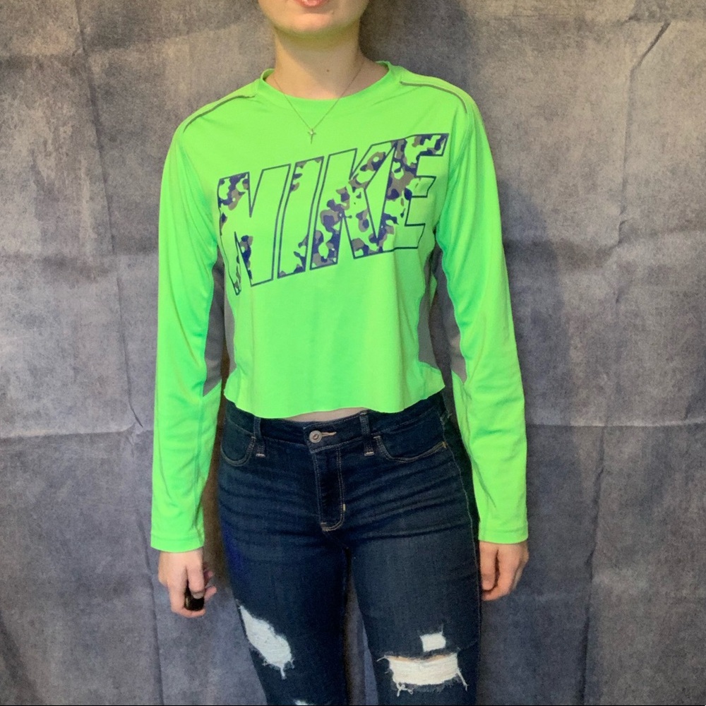 Nike crop long sleeve